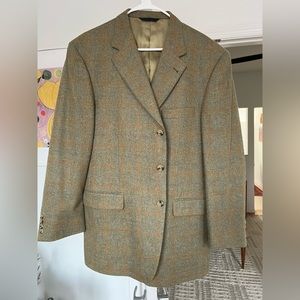 Plaid Burberry blazer